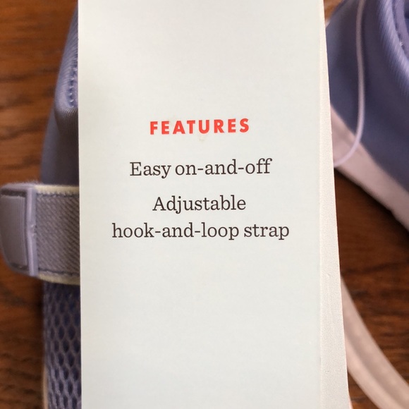 New toddler kids Austen slip-on water shoes.  Size 7.  Velcro closures. - Picture 5 of 8